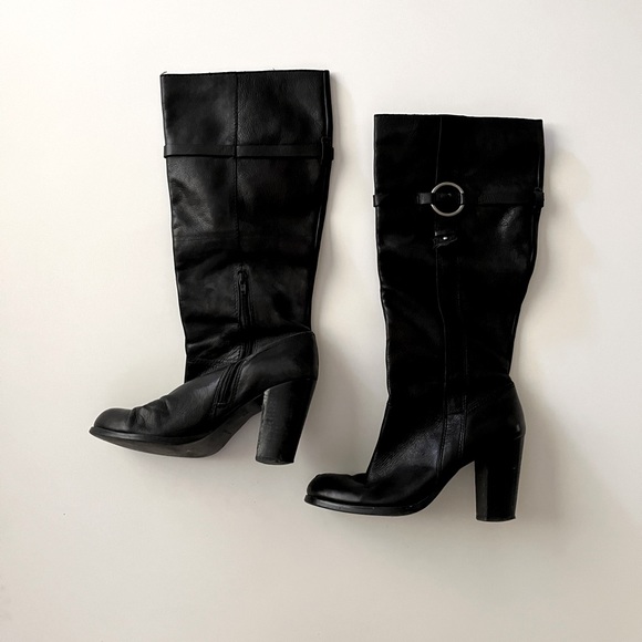 Nine West Women’s Tall Black Boots Size 9 - Picture 1 of 6